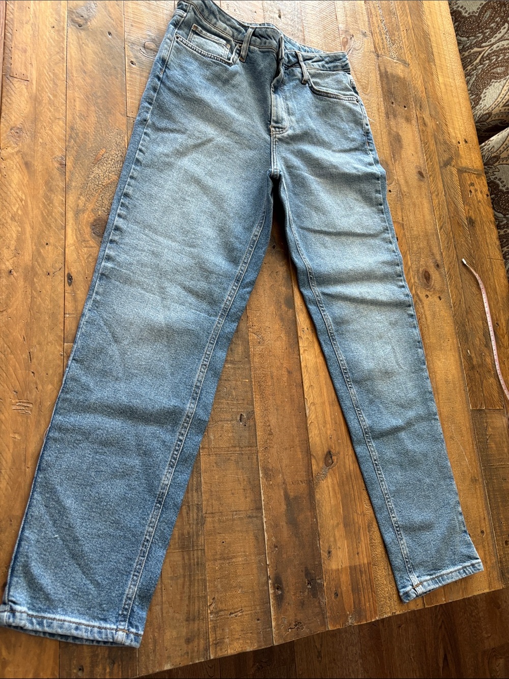 YAS Light Blue Straight Jeans